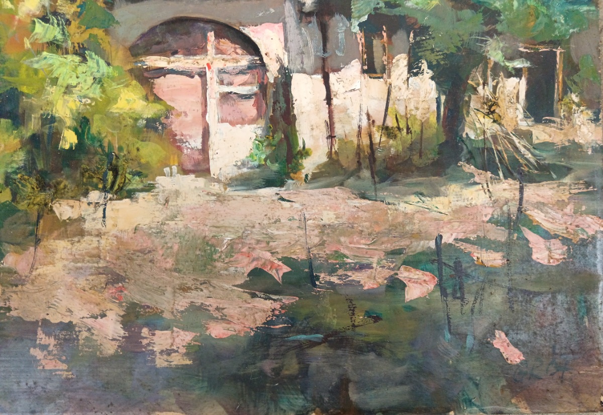 	Oil painting signed by Zoltán Gróf (1953–2020)